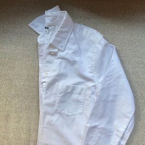 NWT Uniqlo white button down